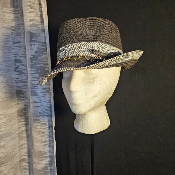 Fedora with All the Embellishments Size Small - Picture 1 of 5